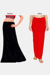Zivame All Day Seamless Mermaid Saree Shapewear - Tango Red — thumbnail 7